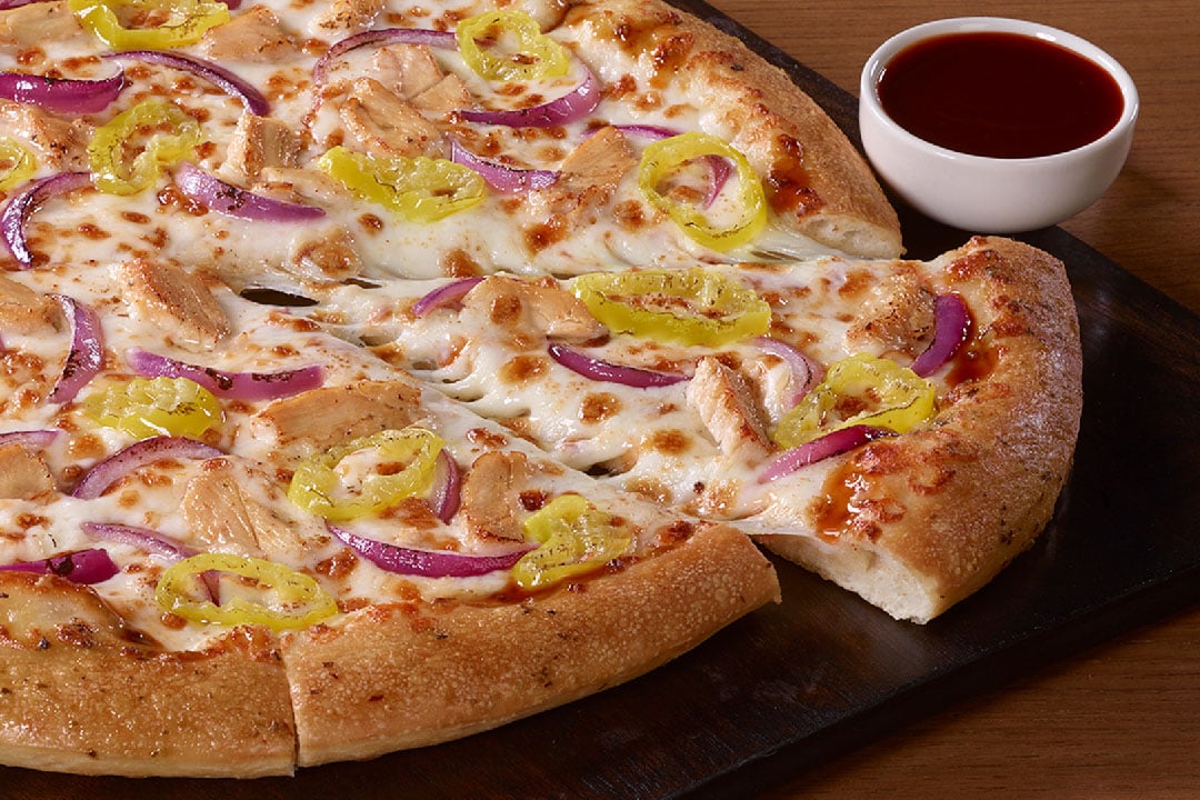 Order 14" Buffalo Chicken Pizza food online from Pizza Hut store, Plainfield on bringmethat.com