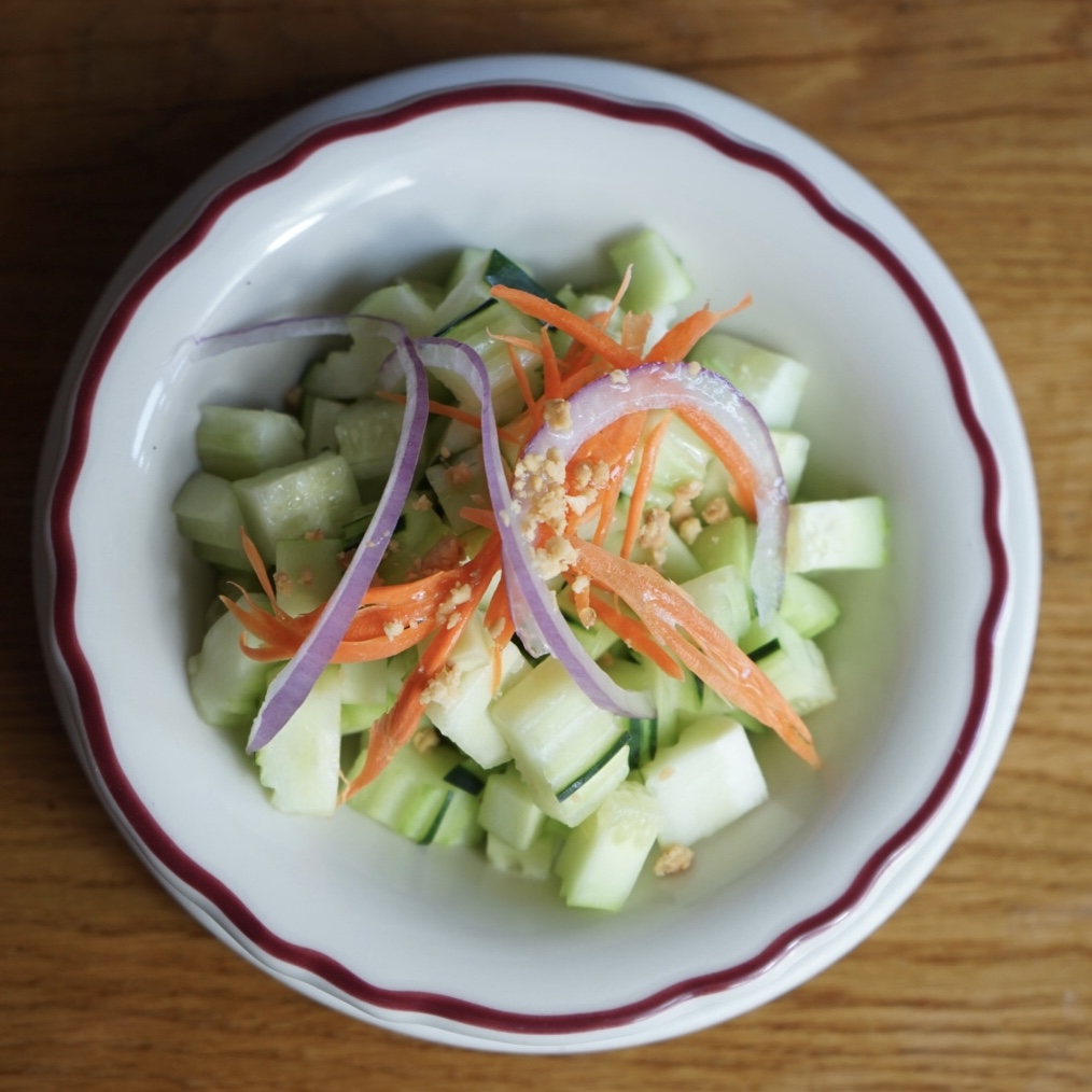 Order Cucumber Salad food online from Lers Ros Thai Noodles store, San Francisco on bringmethat.com