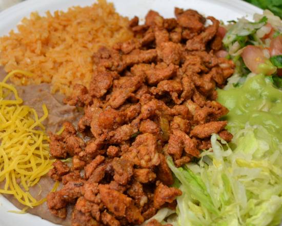 Order # 18 Adobada Plate food online from Taco Plus store, Tucson on bringmethat.com