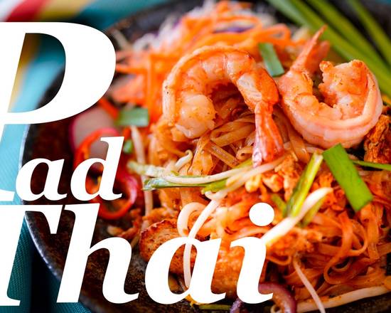 Order Classic Pad Thai Noodles food online from Giin Thai Canteen store, Berkeley on bringmethat.com