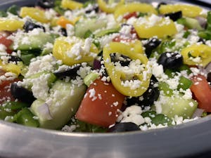 Order Greek Salad food online from 2n1 Salad Bar and Grill store, Austin on bringmethat.com