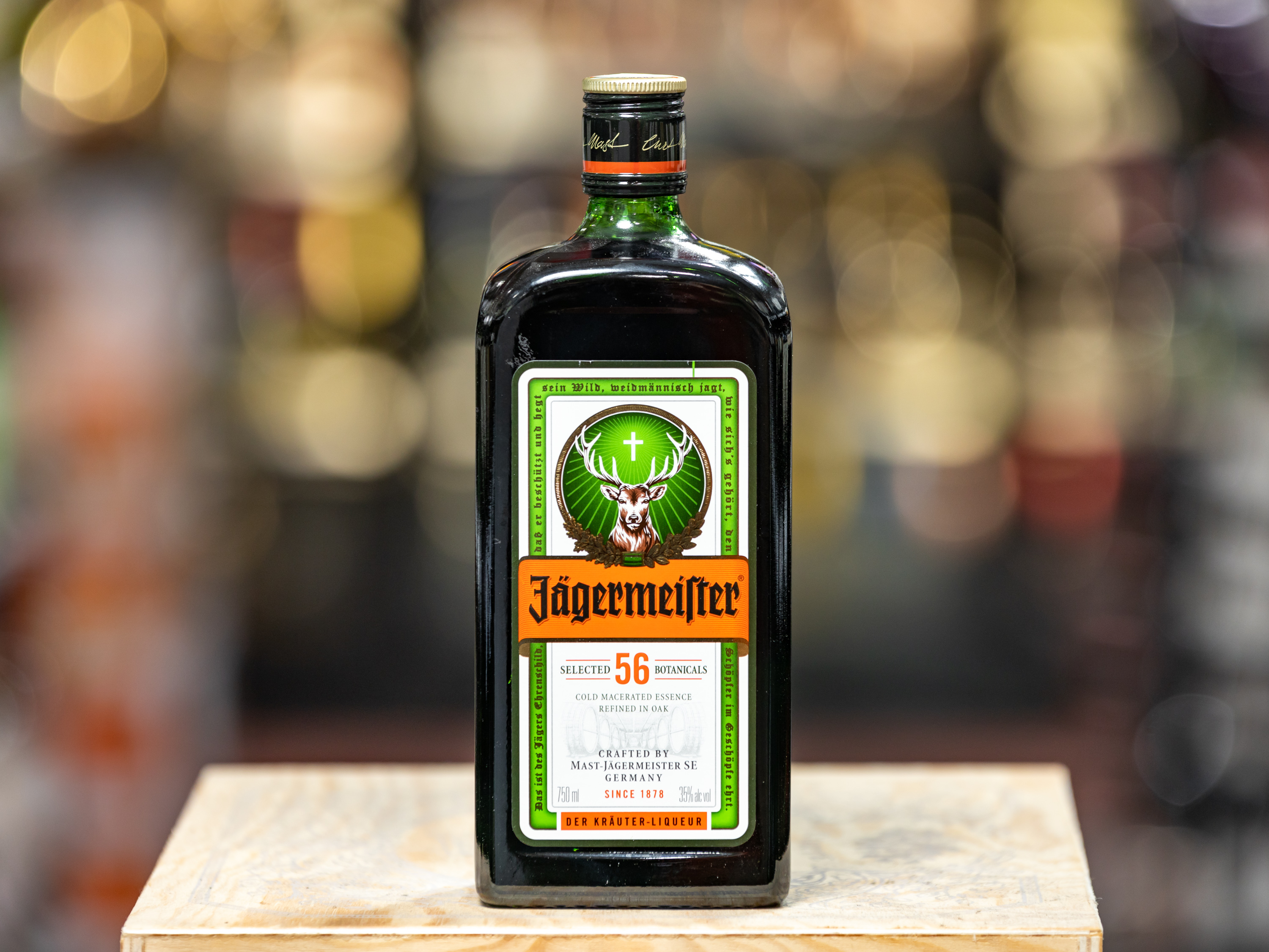 Order Jagermeister, 750 ml. Liqueur food online from Armenetti Town Liquor Inc store, Chicago on bringmethat.com