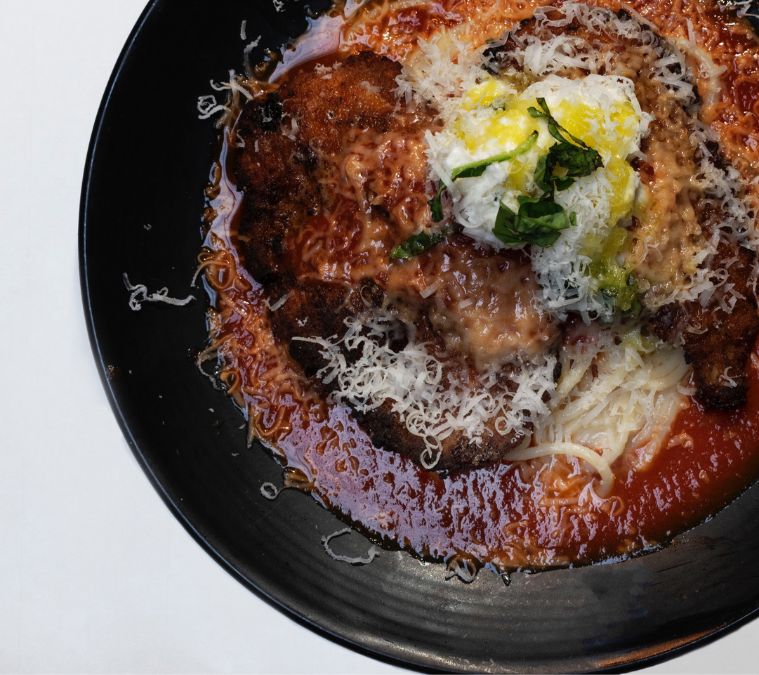 Order Crispy Chicken Parmigiano food online from Tamalpie store, Mill Valley on bringmethat.com