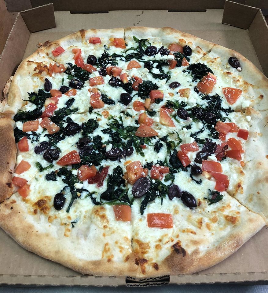 Order 16" Greek Pizza food online from Nemo's Family Restaurant - 3rd Ave. store, Stone Harbor on bringmethat.com