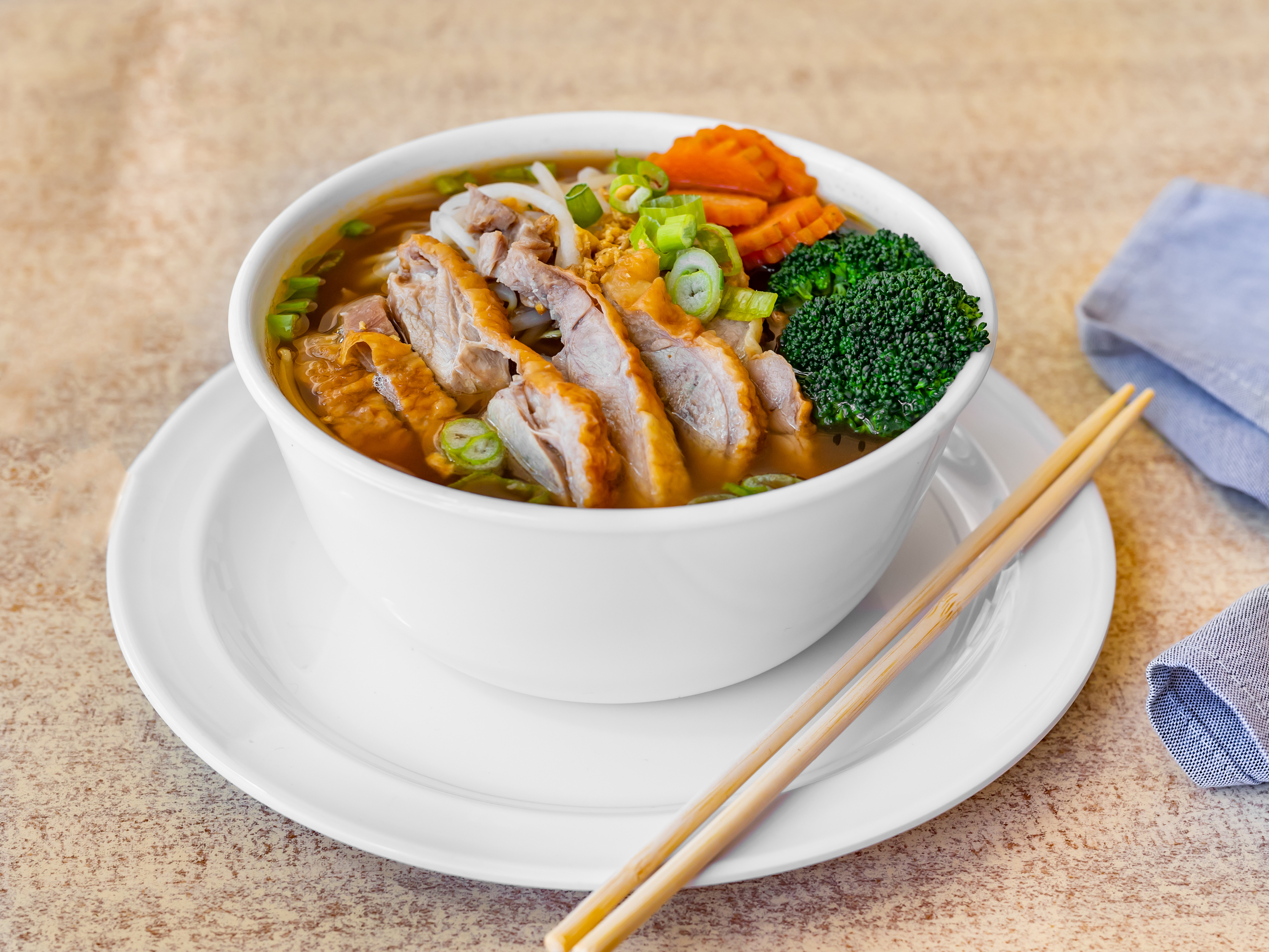 Order Duck Noodle Soup food online from Charm Thai Bistro store, Wakefield on bringmethat.com