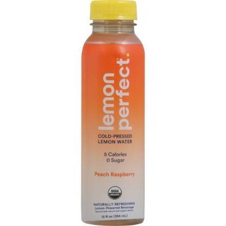 Order Lemon Perfect Peach Raspberry Cold Pressed Water food online from 7-Eleven By Reef store, Marietta on bringmethat.com