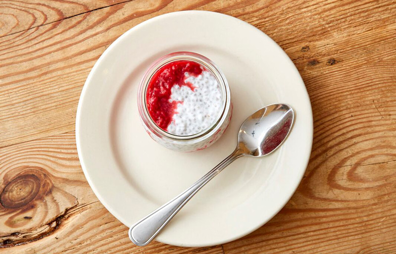 Order Organic Coconut Chia Pudding food online from Le Pain Quotidien store, Los Angeles on bringmethat.com