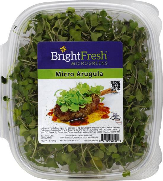 Order Bright Fresh · Micro Arugula (1.8 oz) food online from Safeway store, Redding on bringmethat.com