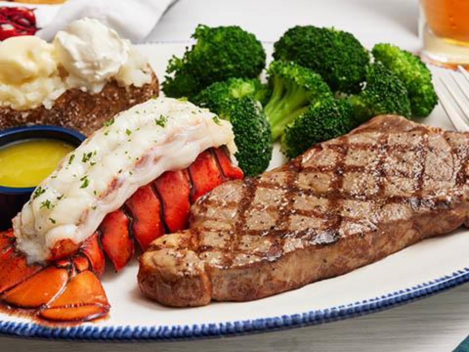 Order Surf & Turf Maine Lobster Tail & 10 Oz. Ny Strip** food online from Red Lobster store, King of Prussia on bringmethat.com