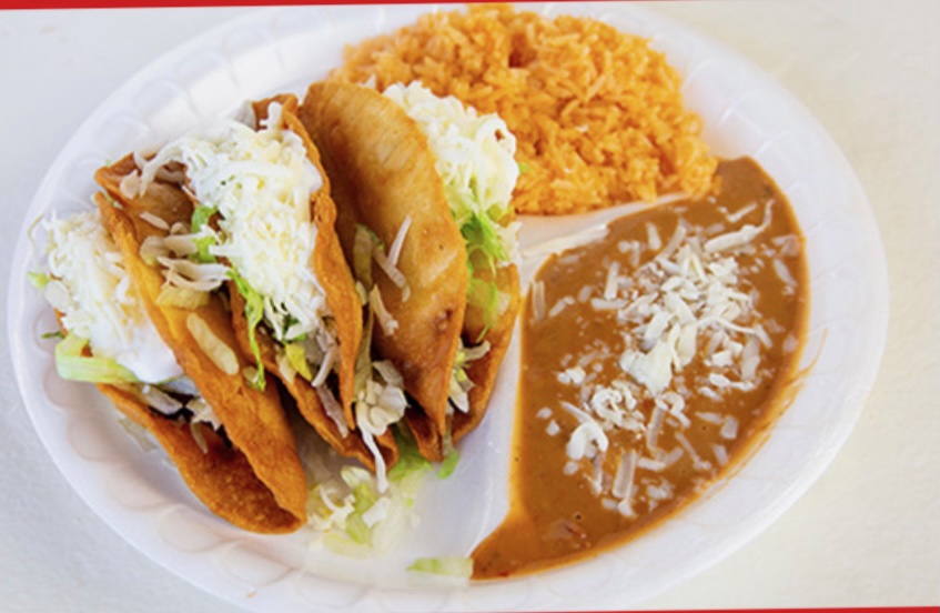 Order Tacos Dorados Combo food online from El Taco De Mexico store, Oxnard on bringmethat.com