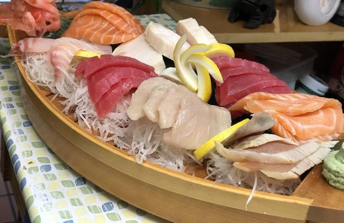 Order Grand Sashimi Boat food online from Formosa store, IOWA CITY on bringmethat.com
