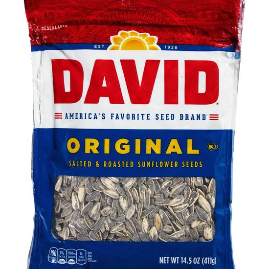 Order David Original Roasted & Salted Sunflower Seeds food online from Cvs store, DES MOINES on bringmethat.com
