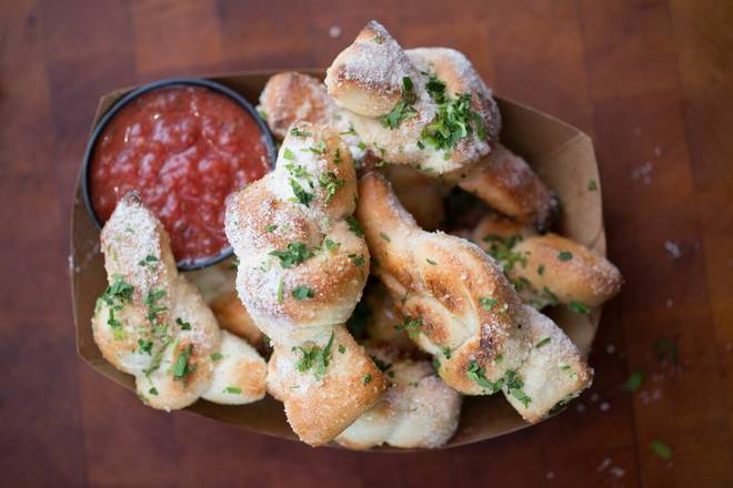 Order Savory Roasted Garlic Knots food online from We, The Pizza store, Washington on bringmethat.com