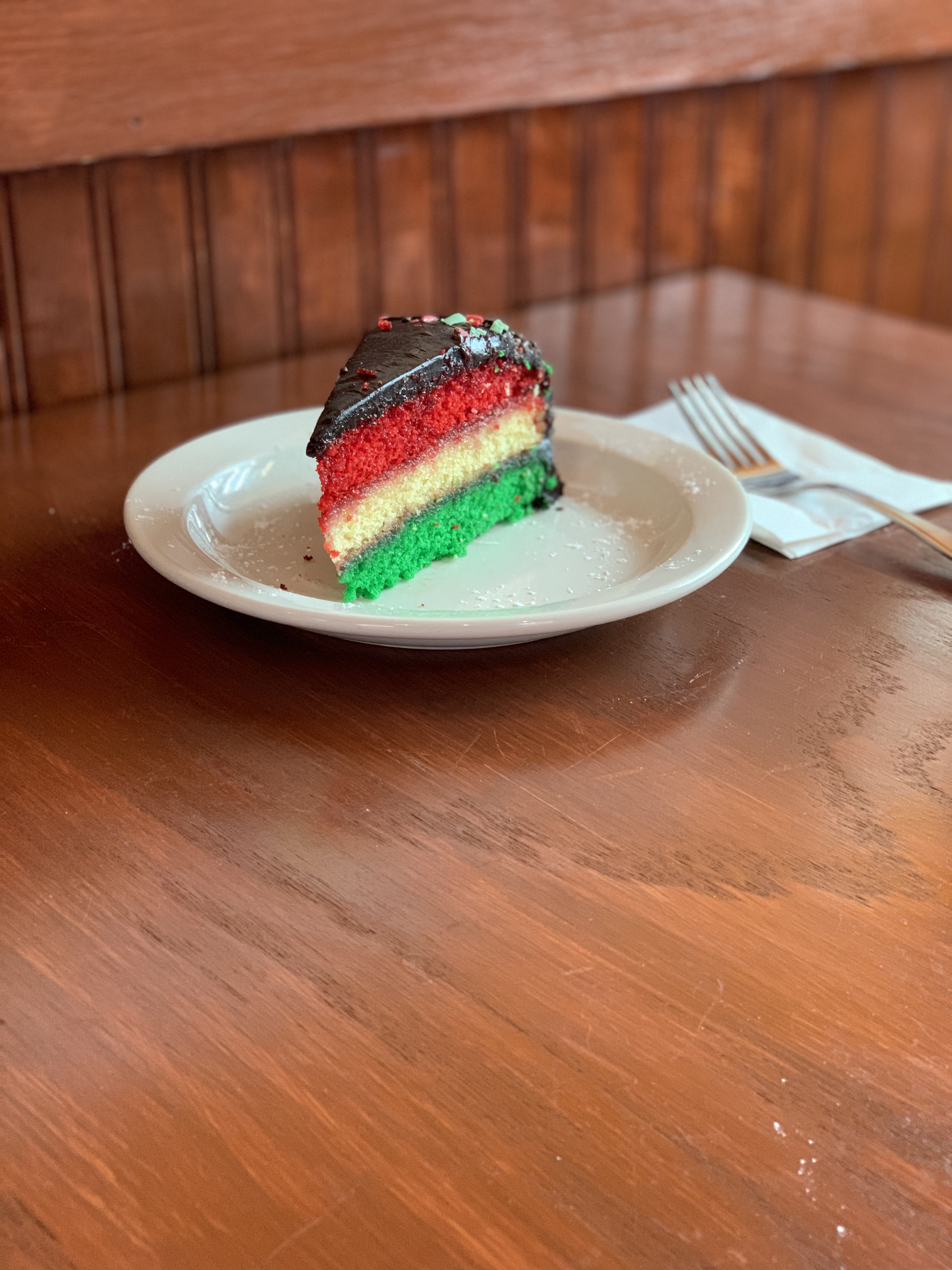 Order Italian Rainbow Cake food online from Pizzeria Las Americas store, Jersey City on bringmethat.com