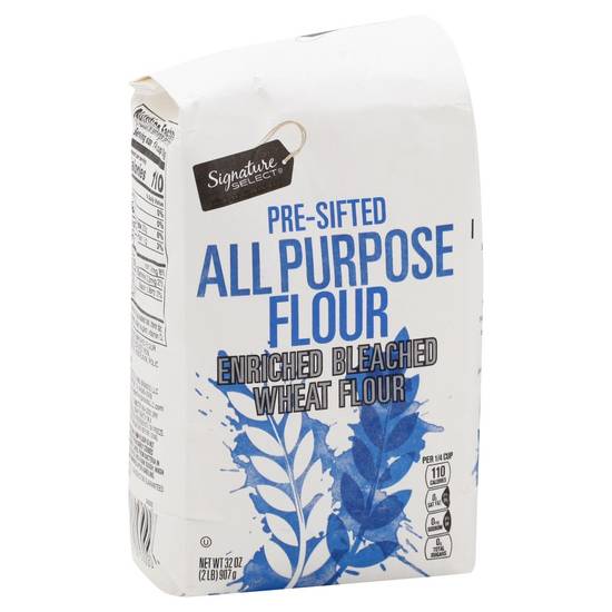 Order Signature Select · Pre-Sifted All Purpose Flour (32 oz) food online from Safeway store, Folsom on bringmethat.com