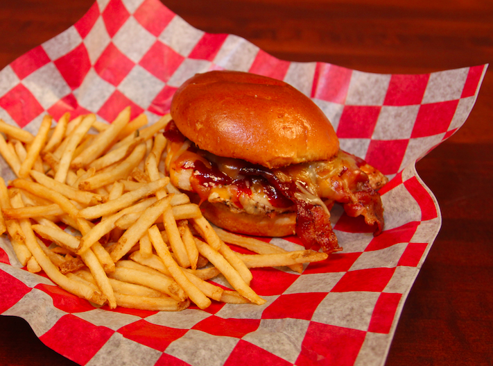 Order Barbecue Bacon Chicken Sandwich food online from Top Dawg Tavern store, Bethlehem on bringmethat.com