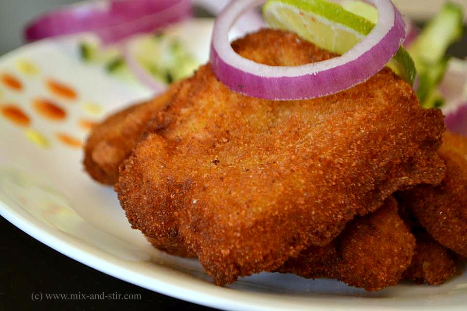 Order Home Style Fried Fish   (8pcs) food online from Chef of India store, Jersey City on bringmethat.com