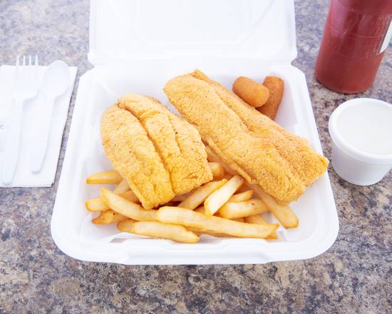Order Whiting Fish food online from Shark's Fish & Chicken on Mercer University Dr. store, Macon on bringmethat.com