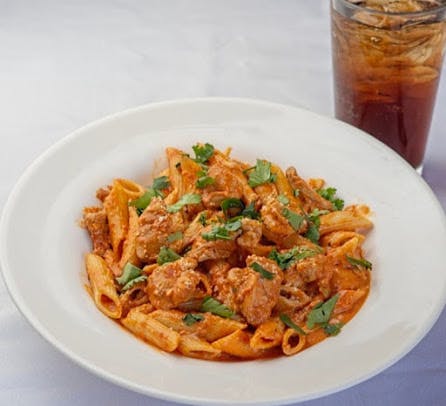 Order Chicken Makhani Penne Ala Vodka food online from i2i Indian Italian Fusion store, Boonton on bringmethat.com