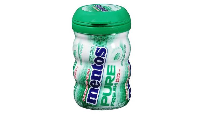 Order Mentos Pure Fresh Spearmint Sugar Free Chewing Gum food online from Route 7 Food Mart store, Norwalk on bringmethat.com