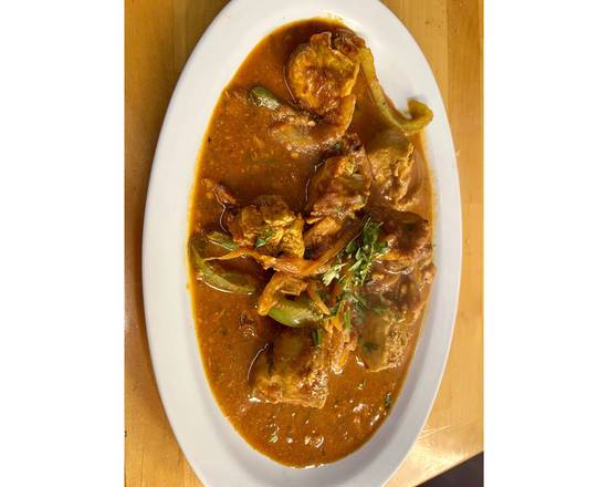 Order Chicken Karahi  (with Basmati Rice or Naan) food online from House of curries store, Berkeley on bringmethat.com