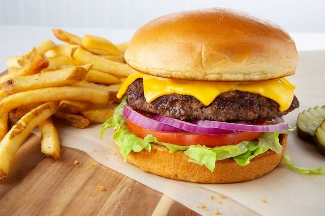 Order All-American Cheeseburger food online from Village Inn store, Fremont on bringmethat.com