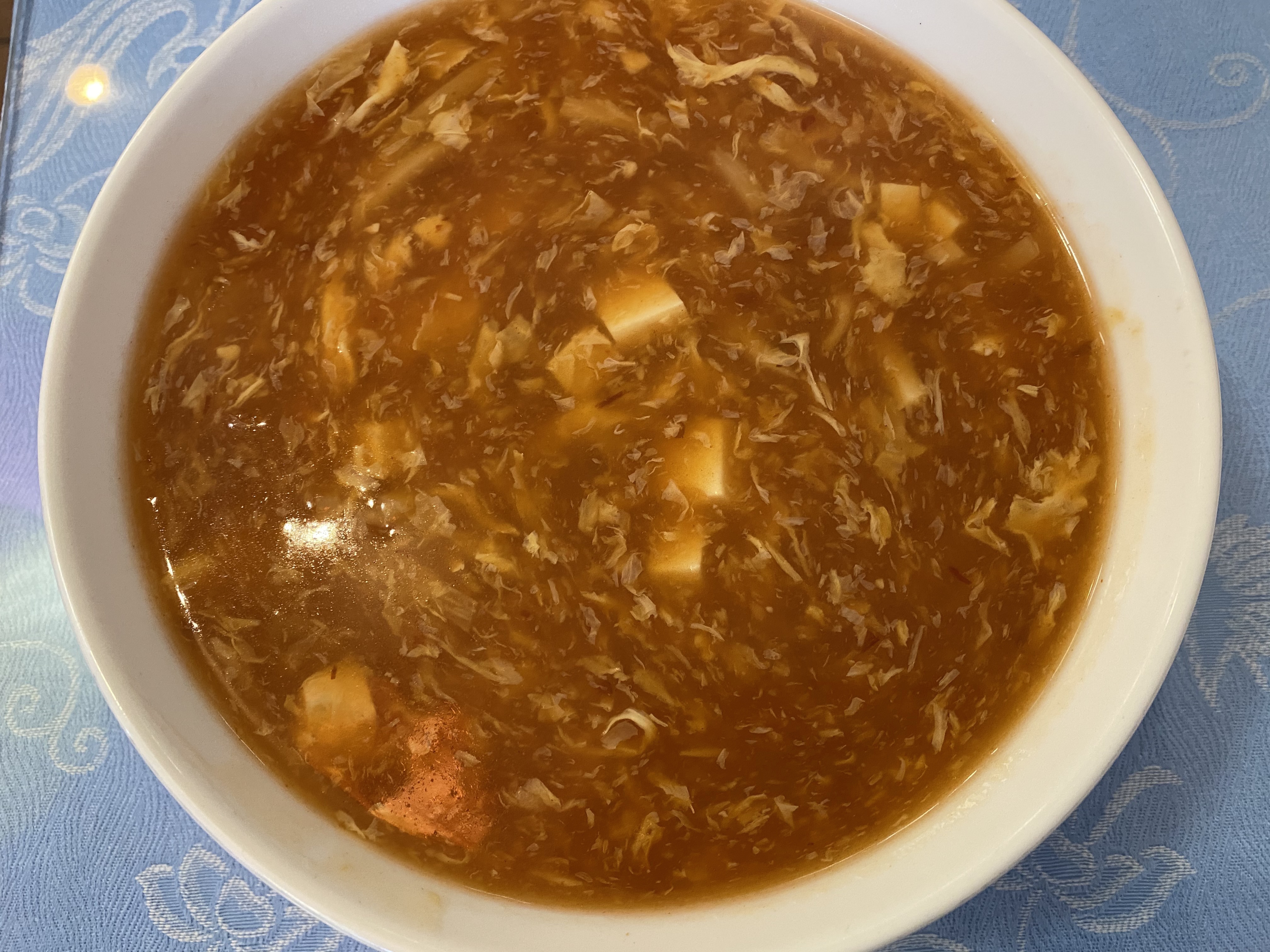 Order 35. Hot and Sour Soup food online from Mayflower Chinese store, Capitola on bringmethat.com