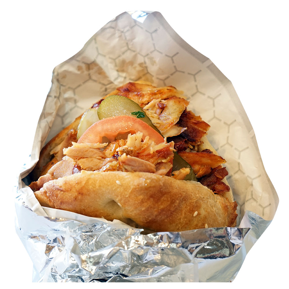 Order 52. Chicken Gyro Sandwich food online from Sophra Grill store, New York on bringmethat.com