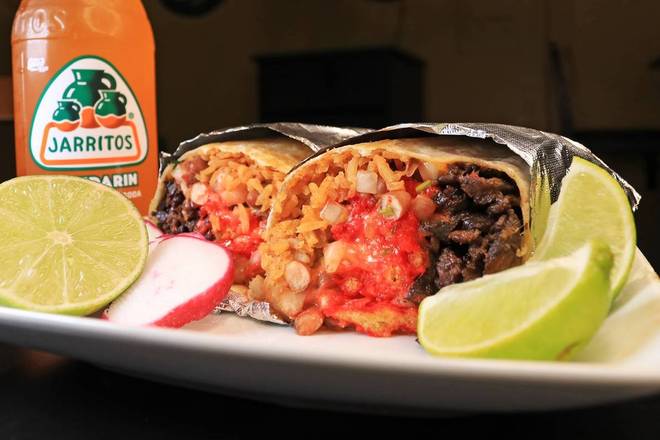 Order Hot Cheeto Burrioto food online from Guapos Taco store, Bakersfield on bringmethat.com