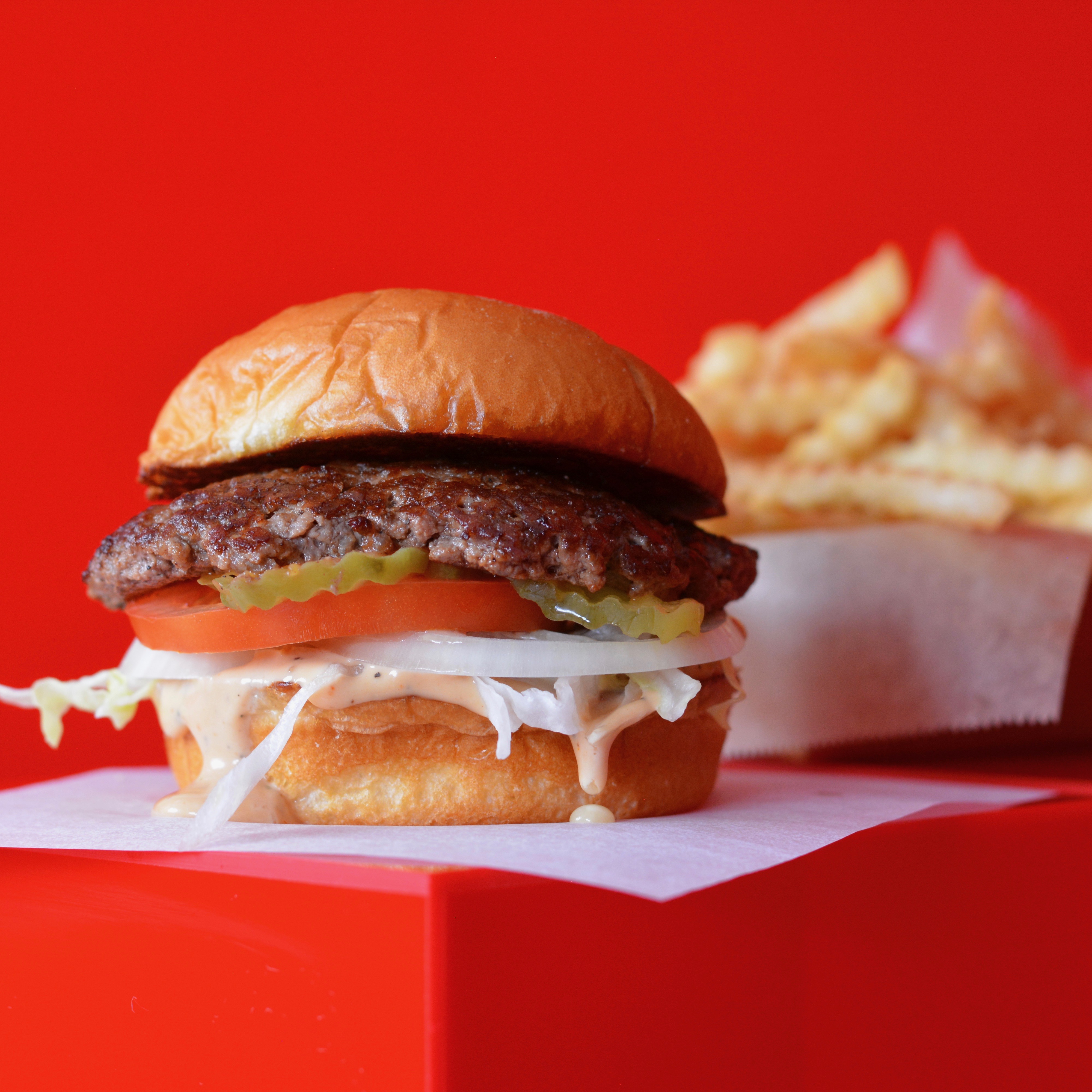 Order Super Smash Hamburger Combo food online from Super Smash Burgers store, Roswell on bringmethat.com