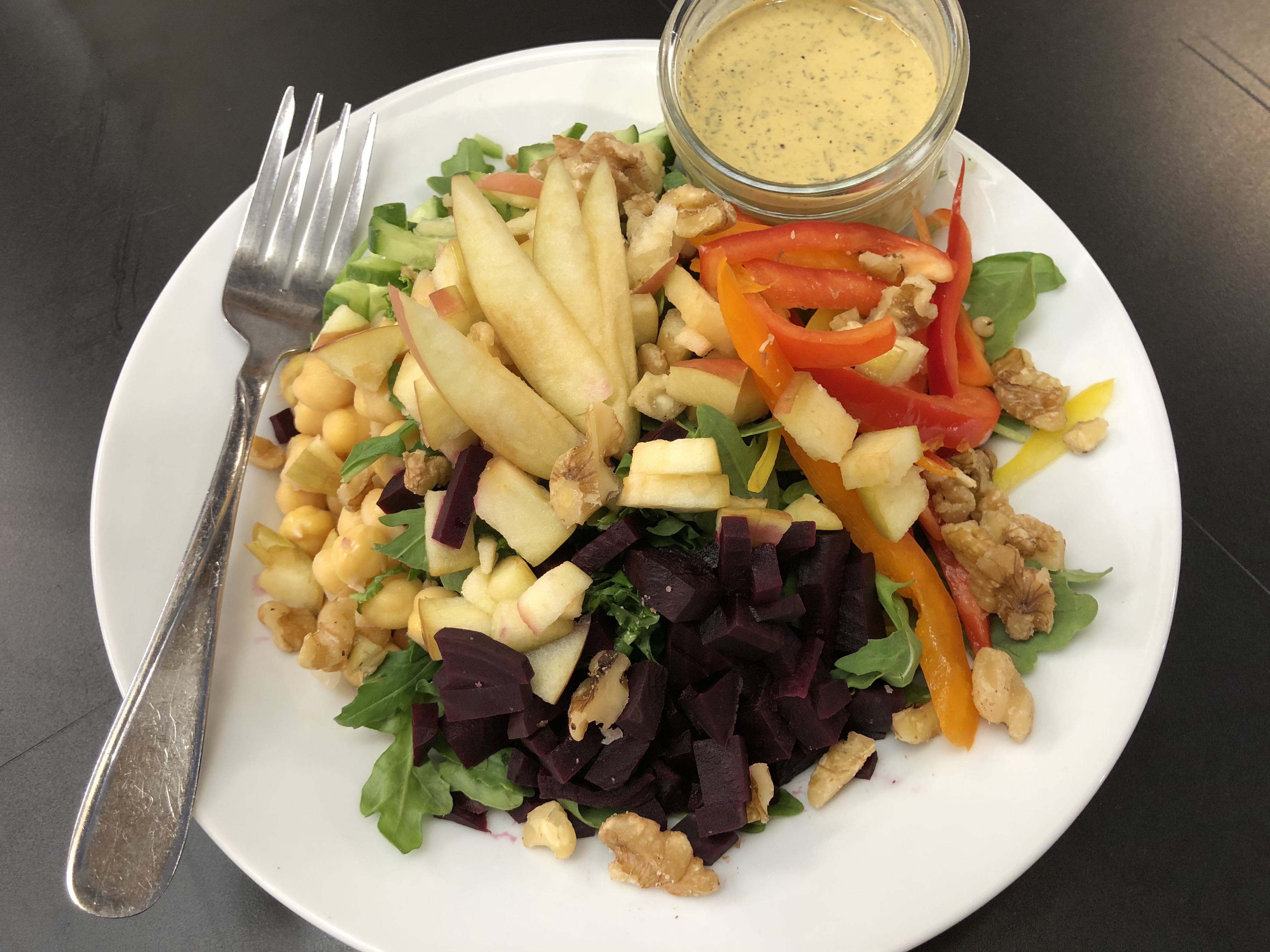 Order Vegan & Gluten-Free! Chickpea, Arugula & Walnut Salad food online from Las Best Salad Bar Powered By Mrs. Winstons store, Los Angeles on bringmethat.com