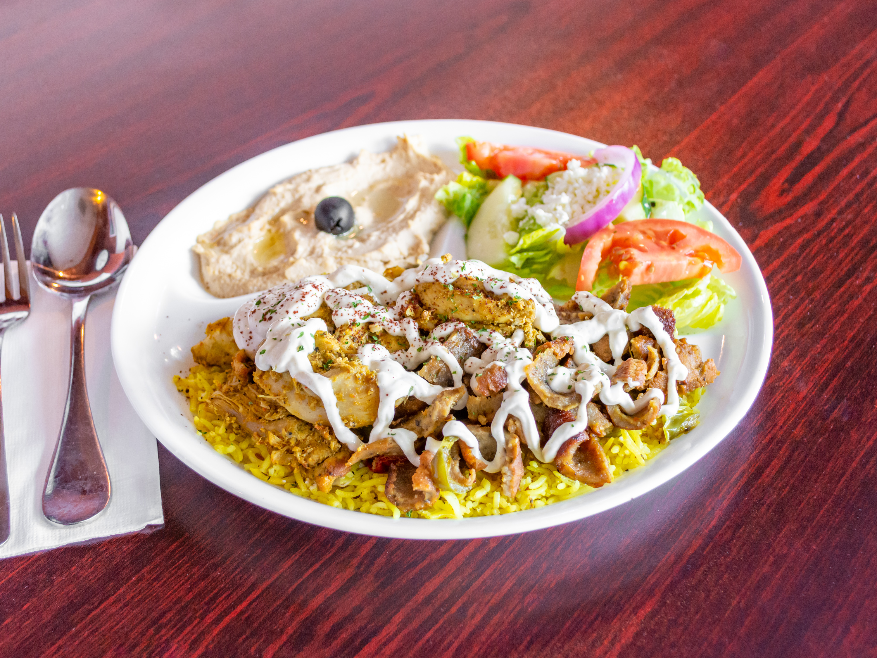 Order Combo Plate food online from Mediterranean Grill store, Bellevue on bringmethat.com