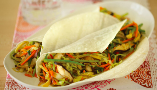 Order 81. Mu Shu Vegetable food online from China Kitchen store, Anaheim on bringmethat.com