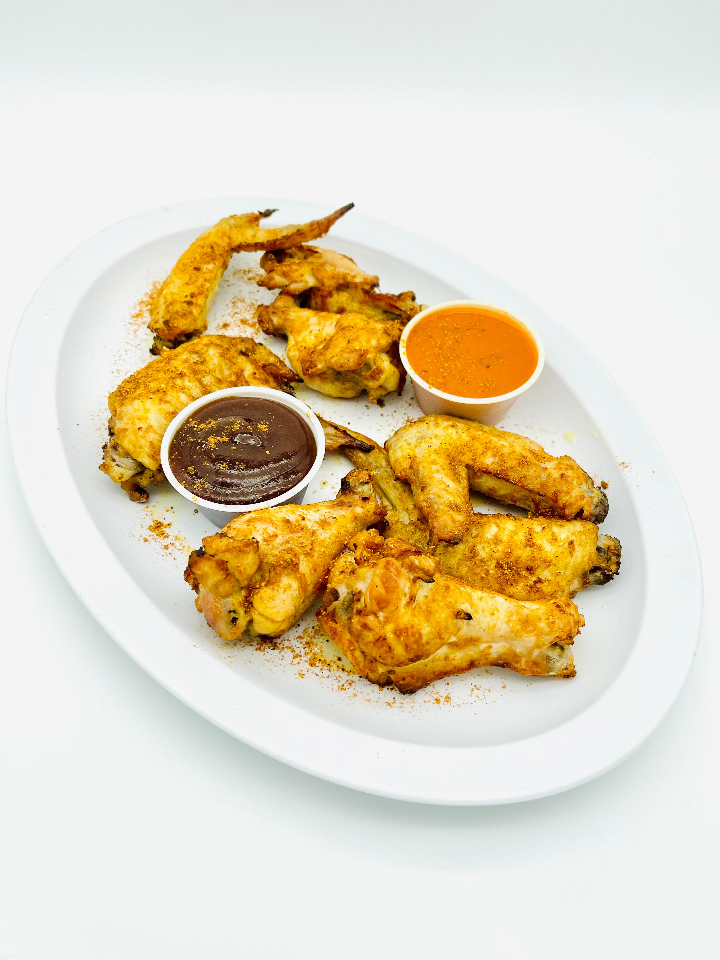 Order Chicken Wings - 8 Pieces food online from Football Pizza store, Minneapolis on bringmethat.com