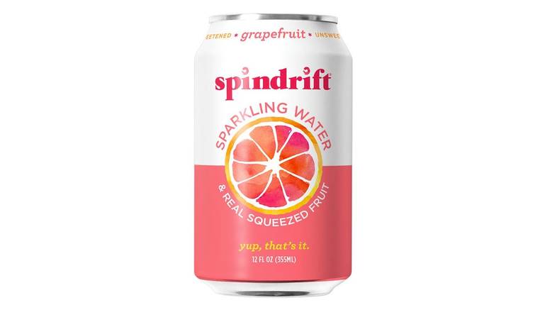 Order Spindrift Grapefruit Sparkling Water food online from Pokeworks store, Peachtree Corners on bringmethat.com
