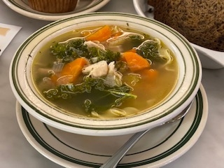 Order D- chicken soup food online from Old john's luncheonette store, New York on bringmethat.com