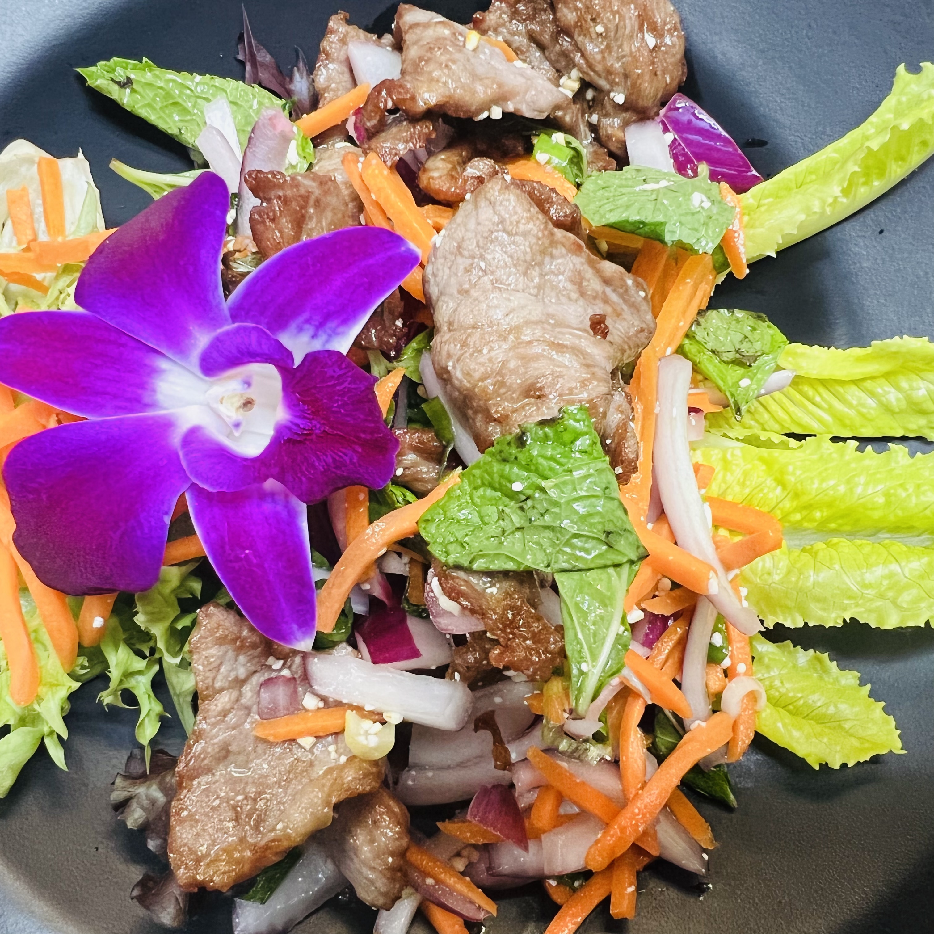 Order Nam Tok Beef Salad food online from Love Thai Restaurant store, Concord on bringmethat.com