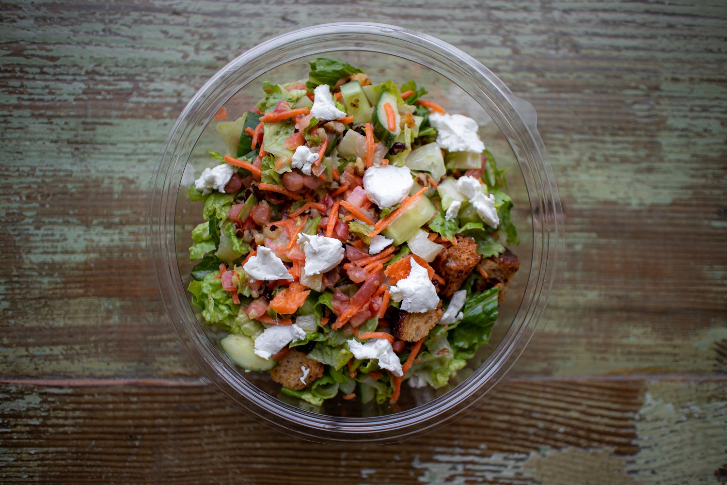 Order Chopped Farm Table Salad food online from Village Bakery & Cafe store, Victor on bringmethat.com