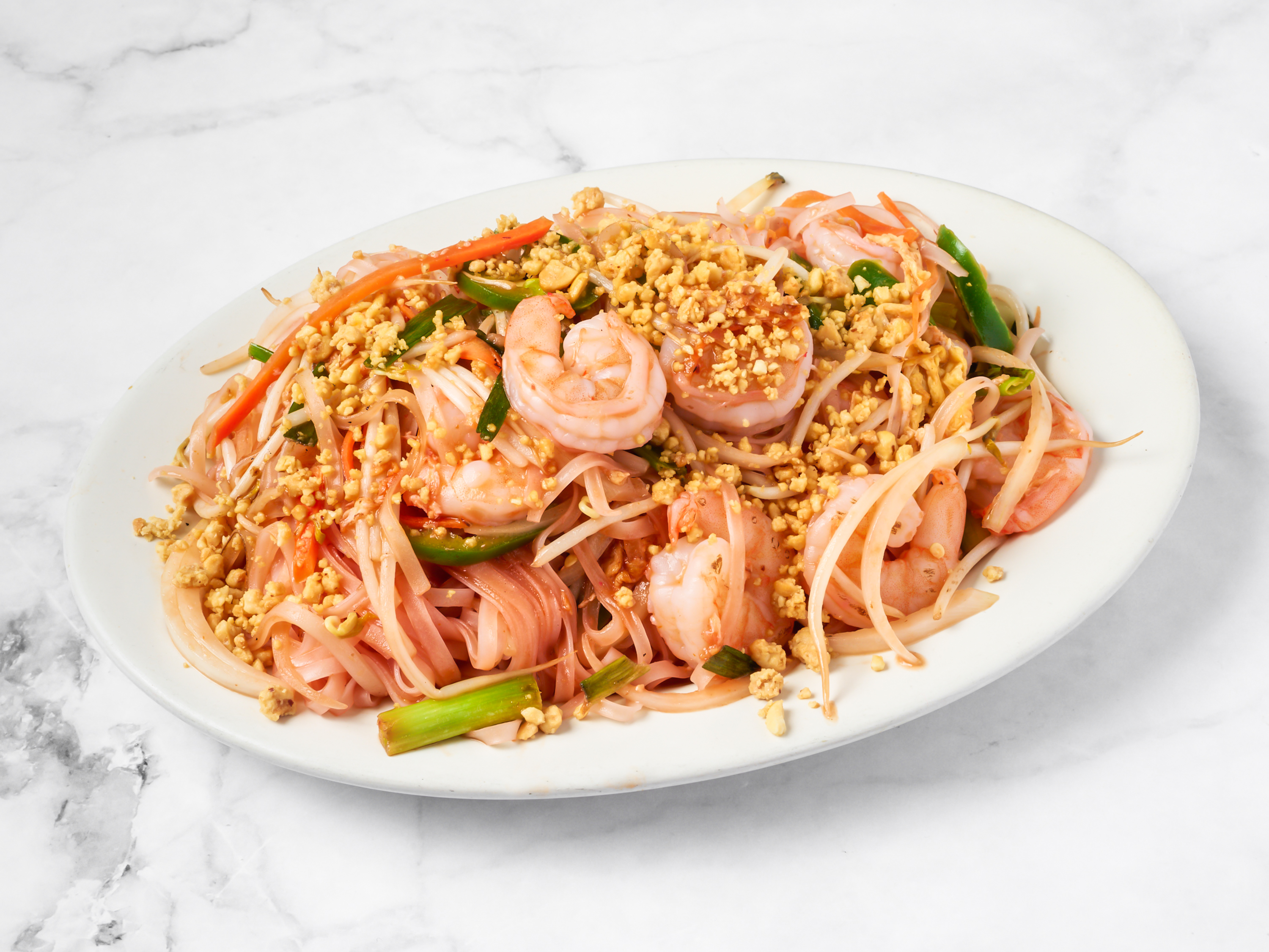 Order Shrimp Pad Thai food online from Tang's Chinese Restaurant store, Grayslake on bringmethat.com
