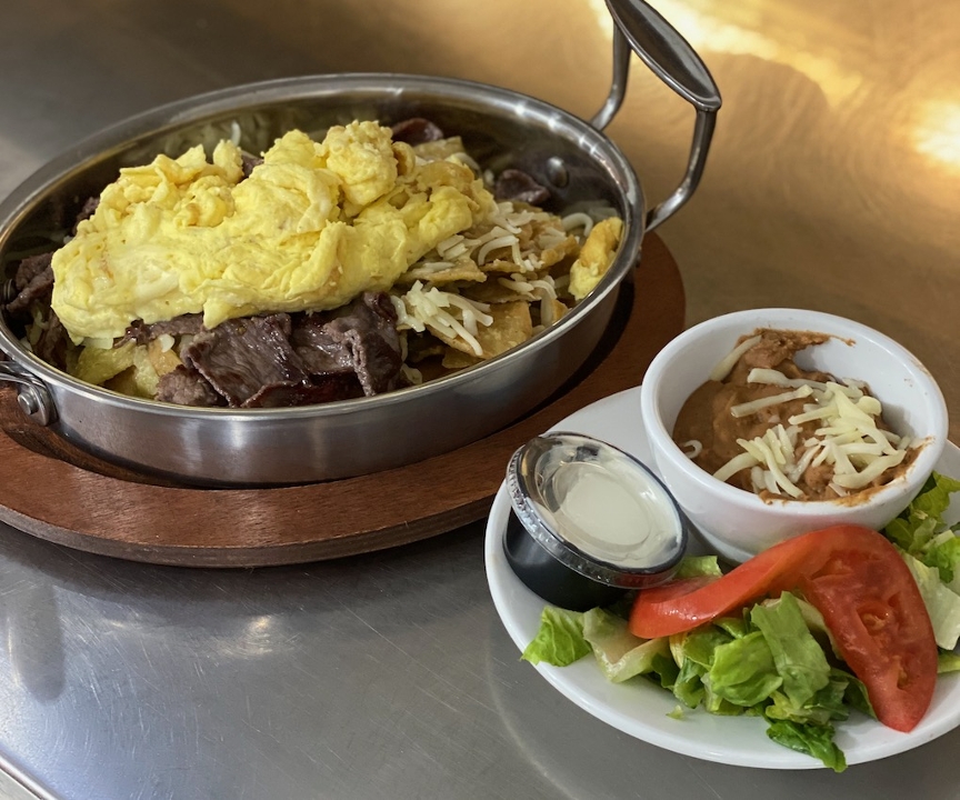 Order CHILAQUILES food online from The Point Pancake House store, Gurnee on bringmethat.com