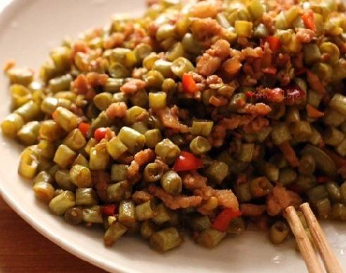 Order Minced pork with pickle bean 酸豆角炒肉沫 food online from Our Zone store, Brighton on bringmethat.com