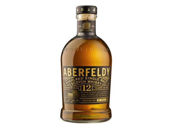 Order Aberfeldy 12 Year Scotch Whisky - 750ml Bottle food online from Josh Wines & Liquors Inc store, New York on bringmethat.com
