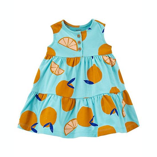 Order carter's® Size 3M 2-Piece Fruit Sleeveless Dress and Diaper Cover Set in Blue food online from Bed Bath & Beyond store, Lancaster on bringmethat.com