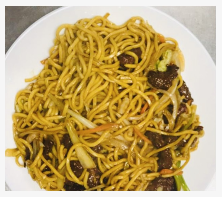Order L2. Beef Lo Mein food online from Tea House store, Charlottesville on bringmethat.com