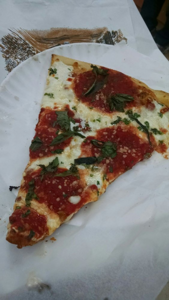 Order Sicilian Pesto Pizza Slice food online from Little Italy Pizza store, New York on bringmethat.com