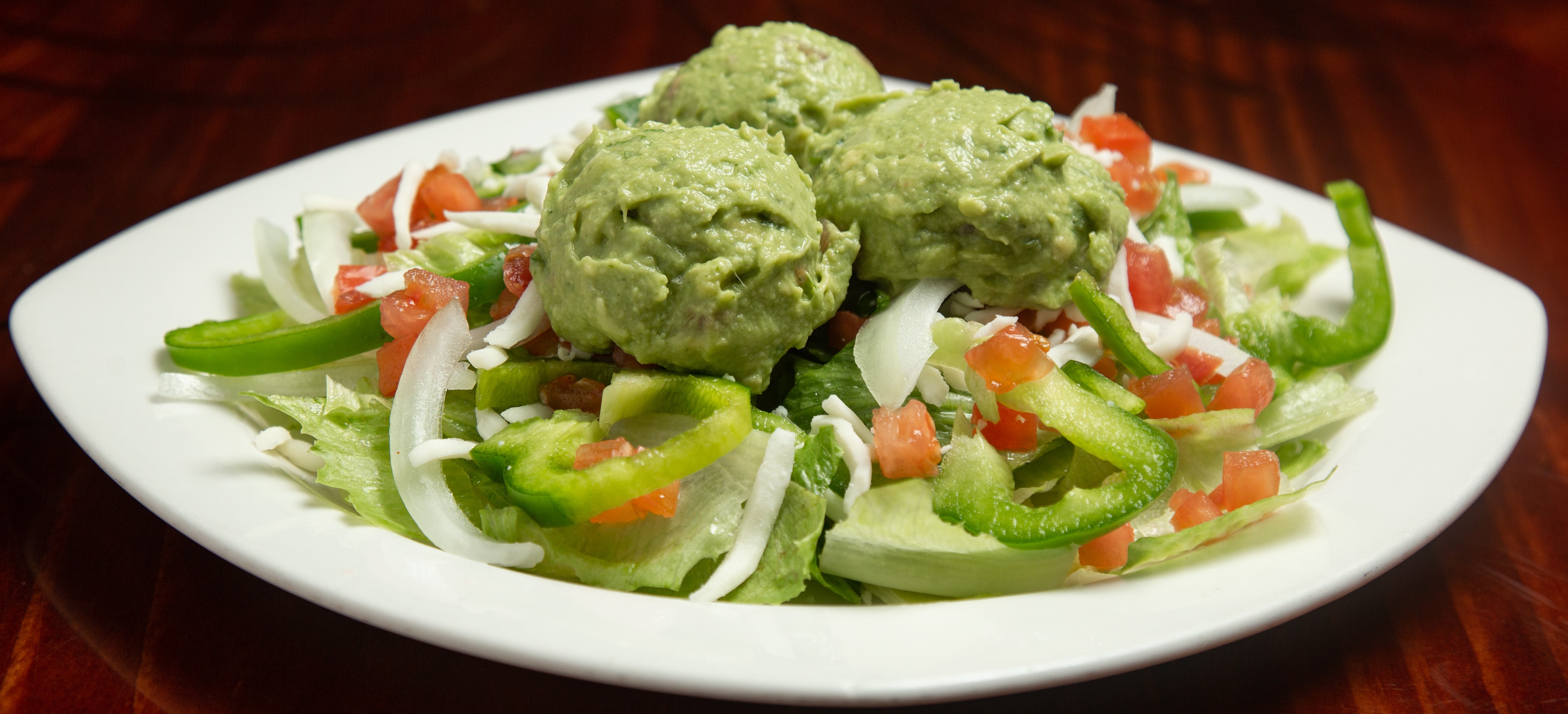 Order Guacamole Dinner Salad food online from Pueblo Real store, Franklin on bringmethat.com