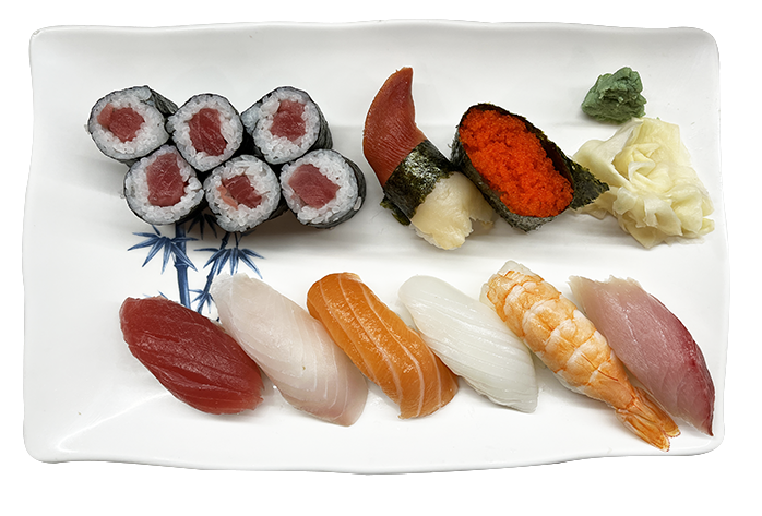 Order Sushi Deluxe Set food online from Tensuke Sushi store, Elk Grove Village on bringmethat.com