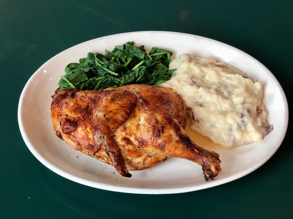 Order Roasted Chicken Dinner food online from Stained Glass Pub store, Elkridge on bringmethat.com