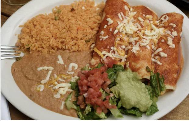 Order Cheese Enchiladas (3 pcs) food online from El Paso Mexican Grill - Slidell store, Slidell on bringmethat.com