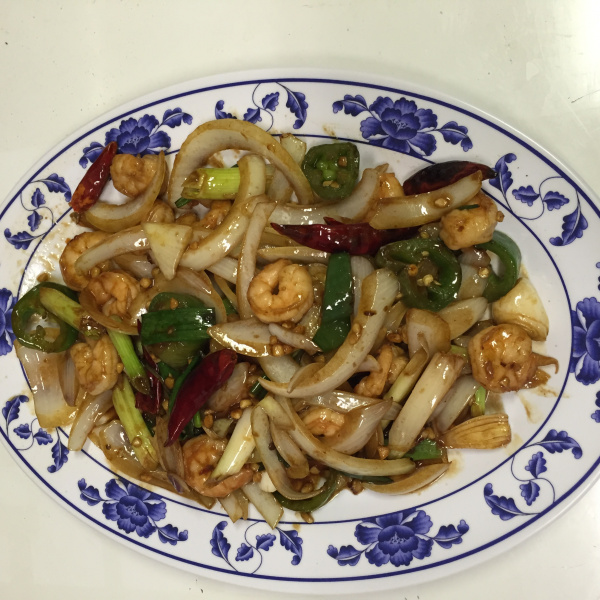 Order Mongolian Prawns food online from Lucky Bamboo Chinese Restaurant store, Modesto on bringmethat.com